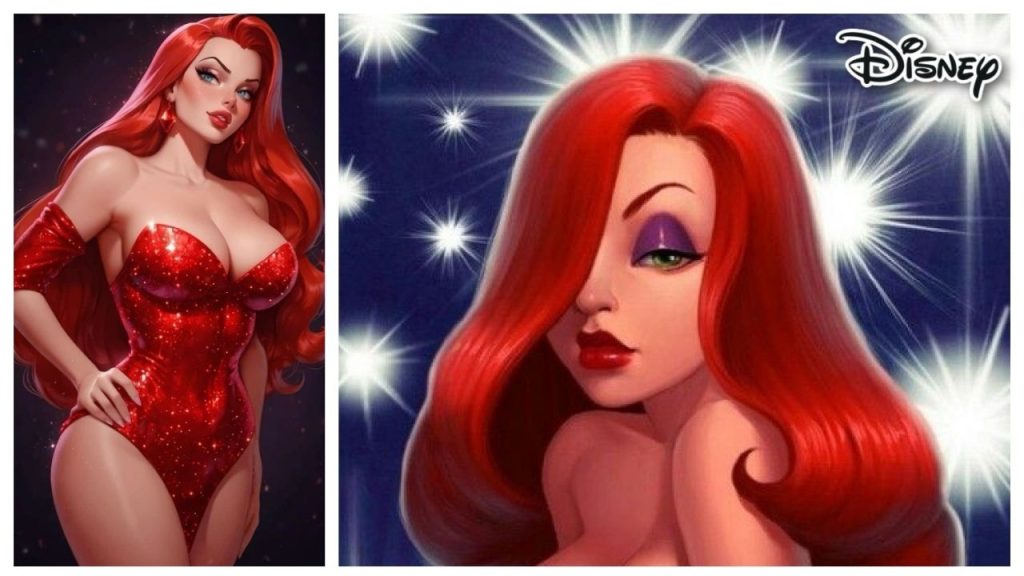 The AI recreates for the first time Jessica Rabbit, the femme fatale of Disney [Spanish]