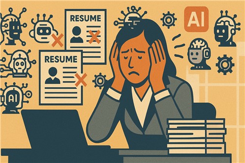 AI-generated resumes and portfolios are a new headache for corporate recruitment. [Korean]