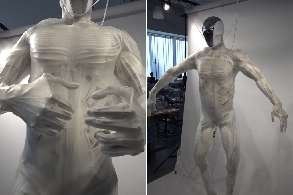 Watch.. the “Protoclon” robot is the first artificial human capable of competing with Tesla robots [Arabic]